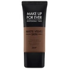 MAKE UP FOR EVER MATTE VELVET SKIN FULL COVERAGE FOUNDATION R550 DARK CHOCOLATE 1.01 OZ/ 30 ML,P434023