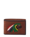 GUCCI PARROT LEATHER WALLET