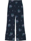 GUCCI FLOWERS TROUSERS,10655686