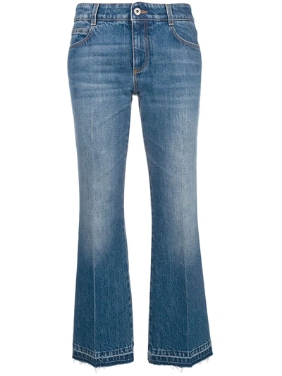 Stella Mccartney Cropped Flared Jeans In 4008