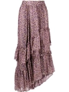 ULLA JOHNSON frilled full skirt