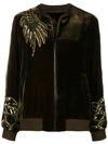 P.A.R.O.S.H DRAGON EMBELLISHED BOMBER JACKET