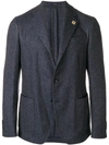 LARDINI WOVEN WOOL BLAZER