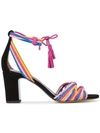 TABITHA SIMMONS WOVEN STRAPPY SANDALS