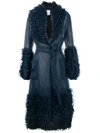 ROSIE ASSOULIN RUFFLE TRIMMED COAT