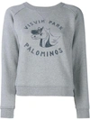 VISVIM VISVIM COLLEGE PRINT SWEATSHIRT - GREY