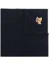 KENZO TIGER EMBROIDERED SCARF