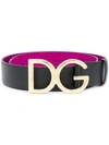 DOLCE & GABBANA LOGO BUCKLE BELT