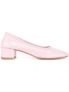 MARYAM NASSIR ZADEH PINK PATENT ROBERTA PUMPS