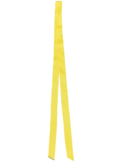 Styland Thin Scarf In Yellow