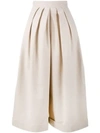 DELPOZO CROPPED PLEATED TROUSERS