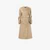 Simone Rocha Double Breasted Trench Coat - Neutrals In Nude&neutrals