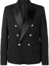 BALMAIN DOUBLE-BREASTED TUXEDO JACKET