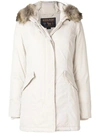 Woolrich Padded Down Parka In White