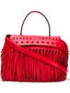 TOD'S TOD'S WAVE TOTE BAG - RED