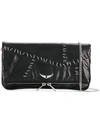 ZADIG & VOLTAIRE ZADIG&VOLTAIRE ROCK CLUTCH - BLACK