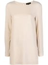 ANTONELLI PIPED SLEEVE BLOUSE