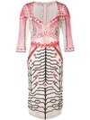 TEMPERLEY LONDON CANOPY FITTED DRESS
