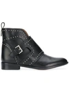 EMPORIO ARMANI STUDDED ANKLE BOOTS