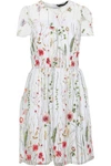 W118 BY WALTER BAKER W118 BY WALTER BAKER WOMAN DREW EMBROIDERED TULLE DRESS WHITE,3074457345619214638