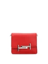 TOD'S TOD'S DOUBLE T LEATHER CROSSBODY BAG