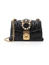 MIU MIU MIU MIU CRYSTAL EMBELLISHED SHOULDER BAG