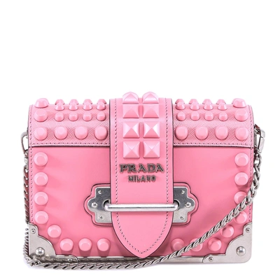 Prada Cahier Bag In Pink