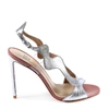 FRANCESCO RUSSO FRANCESCO RUSSO METALLIC HEELED SANDALS