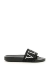 VALENTINO GARAVANI VALENTINO GARAVANI VLTN GEM EMBELLISHED SLIDES