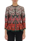 ALEXANDER MCQUEEN ALEXANDER MCQUEEN FRILLED FLORAL PRINT BLOUSE