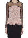 TOM FORD TOM FORD SHEER FEATHER TOP