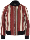 SAINT LAURENT SAINT LAURENT BERBER STRIPED BOMBER JACKET