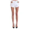 GCDS GCDS SWAN EMBROIDERED DENIM SHORTS