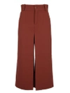 CHLOÉ CHLOÉ CROPPED FLARED TROUSERS