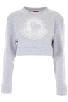 MONCLER MONCLER GAMME ROUGE CROPPED SWEATER