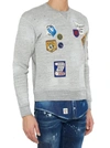 DSQUARED2 DSQUARED2 PATCHED SWEATSHIRT