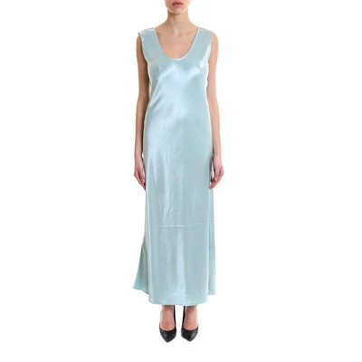 Theory Sleeveless Maxi Dress In Blue