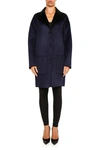 KENZO KENZO OVERSIZED CONTRAST LAPEL COAT