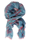 VALENTINO VALENTINO LIPSTICK PRINT SCARF