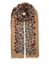 FENDI FENDI LEOPARD PRINT SCARF