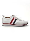 THOM BROWNE THOM BROWNE LOGO STRIPE SNEAKERS