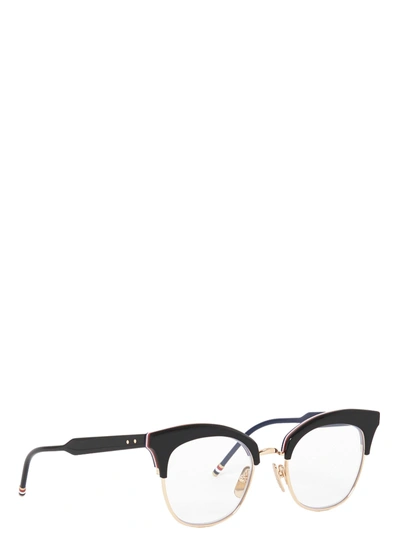 Thom Browne Acetate Cat-eye Optical Glasses In Black