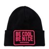 DSQUARED2 DSQUARED2 BE COOL BE NICE BEANIE HAT