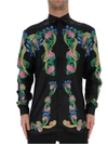 VERSACE VERSACE FLORAL PRINT SILK SHIRT