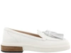 TOD'S TOD'S CROC EMBOSSED TASSEL LOAFERS