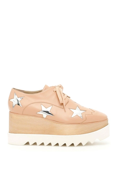 Stella Mccartney Elyse Star Platform Shoes In Pink
