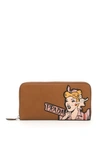 PRADA PRADA COMIC PATCH ZIP WALLET