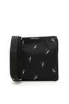 ALEXANDER MCQUEEN ALEXANDER MCQUEEN DANCING SKELETON PRINT MESSENGER BAG