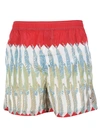 VALENTINO VALENTINO FEATHER PRINT SWIMMING SHORTS