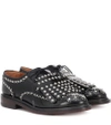 CLERGERIE Embellished leather brogues,P00343254